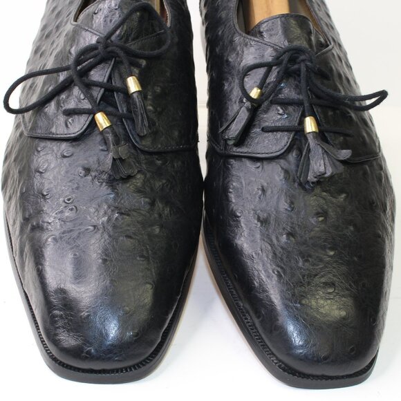 Giorgio Bruntini Ostrich Dress Shoes (13 US - Picture 6 of 10